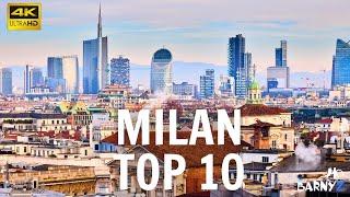 Milan Italy - top 10 travel guide, 4K