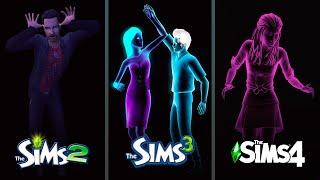 Призраки в The Sims | Сравнение 3 частей