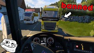 IDIOTS in Trucks #11 | Troll vs ADMIN | ETS2MP - FUNNY MOMENTS