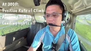 PPL - Solo Flight #2 on Cessna 172 with ATC - ADV651 - WMSA Malaysia