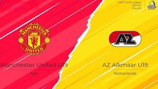 Manchester United U19 vs AZ Alkmaar U19 |Live Match Today