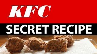 KFC Secret recipe accidentally revealed!  Watch how to make it!
