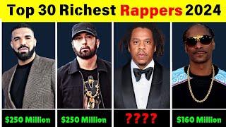 Top 30 Richest Rappers 2024