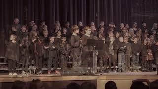 Jojo 4th grade choir concert