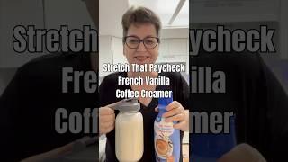 How To Make French Vanilla Coffee Creamer #recipe