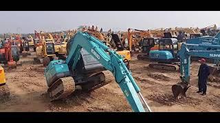 Used Mini Original Kobelco Sk75 Excavator 7 Ton Crawler Japan