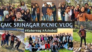 PICNIC VLOG | GMC SRINAGAR | 1ST YEAR MBBS | KOKERNAG AND ACHABAL GARDEN | NISHANT :-)