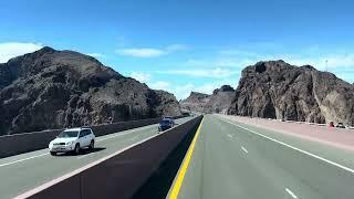 Trucking Through Hoover Dam CAT C15 6NZ Straight Pipe Jakes 4K