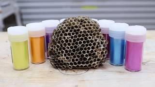 Turning a FREE Wasp Nest into EXPENSIVE Art - Resin Art