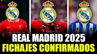  FICHAJES CONFIRMADOS del REAL MADRID 2025 | ¡QUIÉNES SON y CUÁNDO LLEGAN!