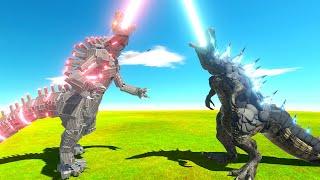 NEW Mechagodzilla vs Godzilla - Animal Revolt Battle Simulator