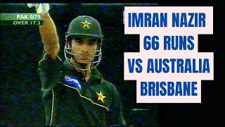 Imran Nazir | Brilliant Innings 66 Runs | Pakistan vs Australia | 2002 | ODI Cricket Series Brisbane