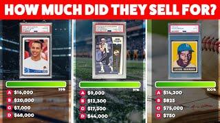 Can You Guess These Recent Sports Card Sales & Career Record Leaders? #sports #sportscards