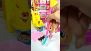 Satisfying with Unboxing & Review Cute Doll Pink Cleaning Toys Video | ASMR Videos no music