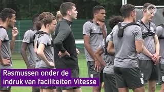 Nieuwkomer Jacob Rasmussen onder de indruk van faciliteiten bij Vitesse