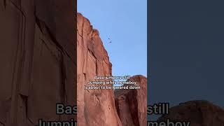 BASE JUMPING ACCIDENT #tombstone #moabutah #shortsviral