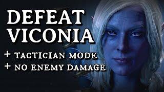 How to beat Viconia without taking any damage