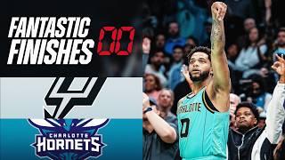 Final 3:32 CRAZY ENDING!  Hornets vs Spurs | February 7, 2025