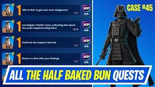 Fortnite Complete Wintervestigation Quests - How to EASILY Complete Case 45 The Half Baked Bun Quest