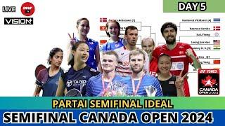 JADWAL SEMIFINAL CANADA OPEN 2024~SEMIFINAL IDEAL!