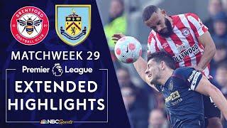 Brentford v. Burnley | PREMIER LEAGUE HIGHLIGHTS | 3/12/2022 | NBC Sports