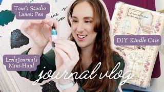 Leelajournals Haul, Swatching Inks & Making Fountain Pen Friends | July Journal Vlog 