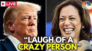 Donald Trump Mocks Kamala Harris' Laugh, Blames Her For Inflation in North Carolina Rally | N18G