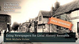 Using Newspapers for Local History Research