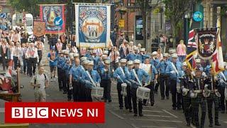 Twelfth of July parades held across Northern Ireland - BBC News NI