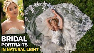 Bridal portrait shoot in natural light | How to pose a bride