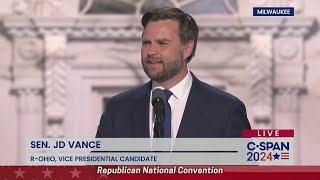 JD Vance Acceptance Speech at 2024 Republican National Convention