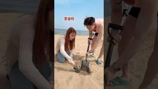 unbelievable Both of them took out a box from the soil #shortvideo