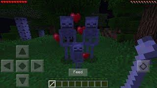 How to Breed Skeletons in Minecraft Pocket Edition (Skeleton Breeding Addon)