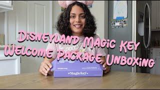 Disneyland Magic Key Welcome Package Unboxing