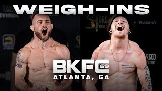 BKFC 69 RICHARDSON vs LARRIMORE WEIGH IN