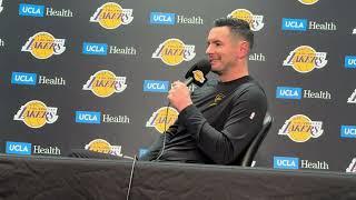 Lakers Pregame: JJ Redick On Defensive Improvements, Offensive Struggles