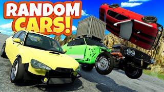 Racing RIDICULOUS Random Car Configurations Down a Mountain in BeamNG Drive!