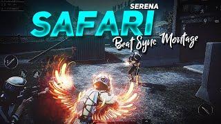 Serena - Safari Best Beat Sync Edit Pubg Mobile Montage | Road to 100k | 69 JOKER