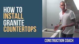 How to Install Granite Countertops - DIY