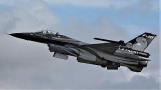 Dark Falcon shines at RIAT -  Belgian F-16 Display