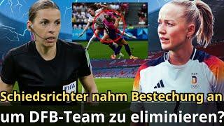 Eilmeldung! Skandal: Schiedsrichter nahm Bestechungsgeld an, um DFB-Frauen zu eliminieren?