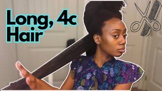 How I Detangle Dry, Tangled 4c Natural Hair to Minimize Breakage & Retain Length