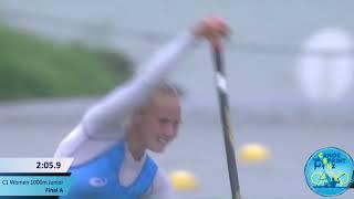 ICF JUNIOR AND U23 CANOE SPRINT WORLD CHAMPIONSHIPS SZEGED2022. C-1 women jun. 1000m. M.Brovkova