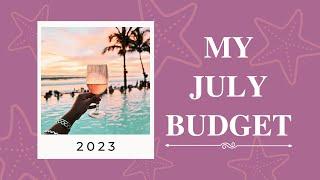 BUDGET WITH ME | July 2023 | ⭐ two financial milestones