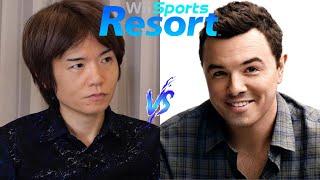 Wii Sports Resort - Pickup Game - Sakurai Vs Seth (Ep. 280)