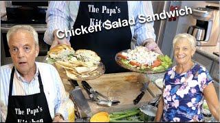 Chicken Salad Sandwiches | Fifteen Minute EASY Dinner - The Papa's Kitchen