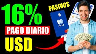 Nexo Paga 16% USDT de INGRESOS PASIVOS / Emprender Simple