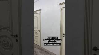 Межкомнатная дверь патина, лепнина