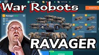 LIVE: War Robots : can we make RAVAGER STRONGER ??!! 