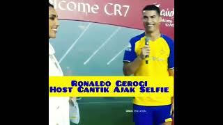 Host Cantik Bikin Ronaldo Baper #kabarbola